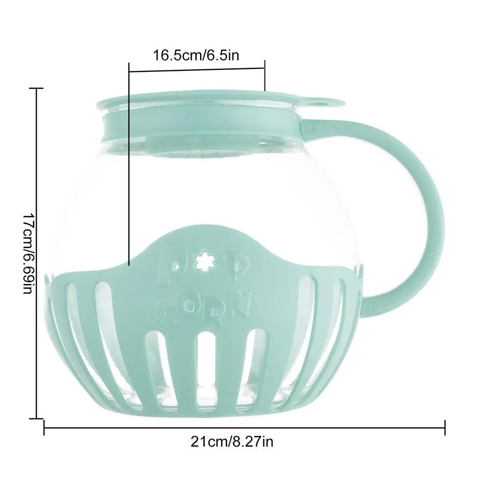 Glass Microwave Popcorn Popper