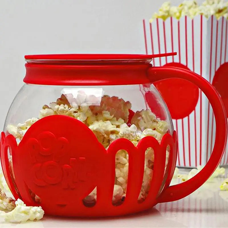 Glass Microwave Popcorn Popper