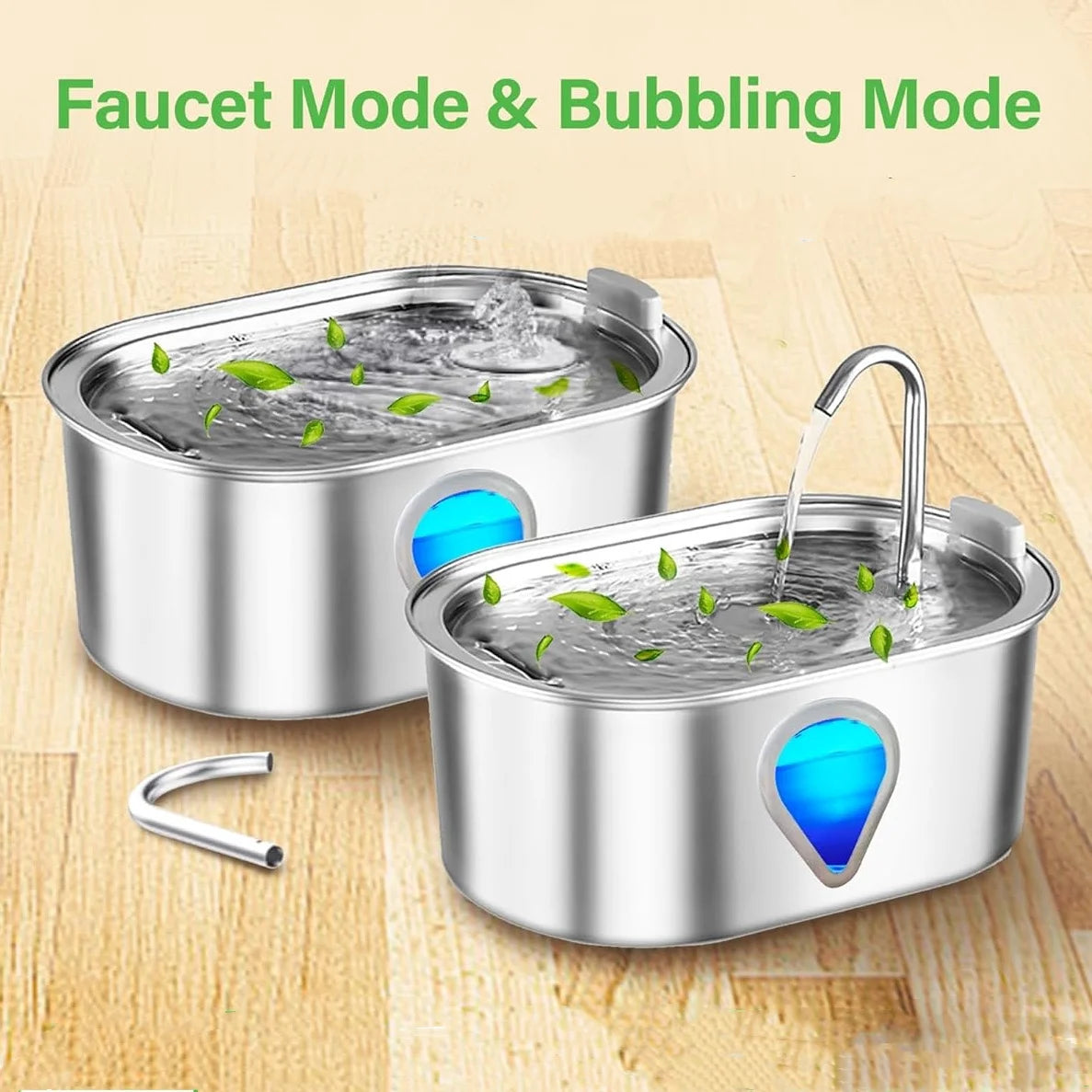 Stainless Steel Pet Water Fountain Ultra-Quiet and Automatic