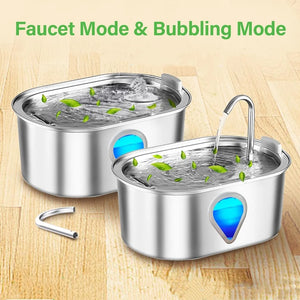 Stainless Steel Pet Water Fountain Ultra-Quiet and Automatic