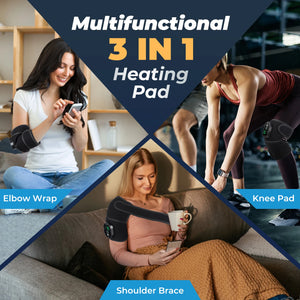 Rechargeable Heat Pad / Gentle Warmth for Shoulder, Knee & Elbow