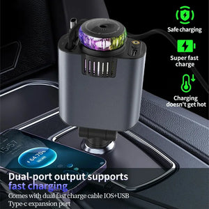 Fast Charging USB-C/ LED Starry Lights & Aromatherapy– iOS & Android