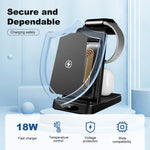 3-in-1 Wireless Charging Station – Fast, Foldable, Magnetic