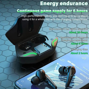 Gaming Earbuds Wireless Bluetooth Earphones With Mic Bass Audio Sound