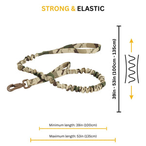 🐾 Tactical Dog Harness Set — Adjustable Military Vest with Leash, Collar & Custom Patches