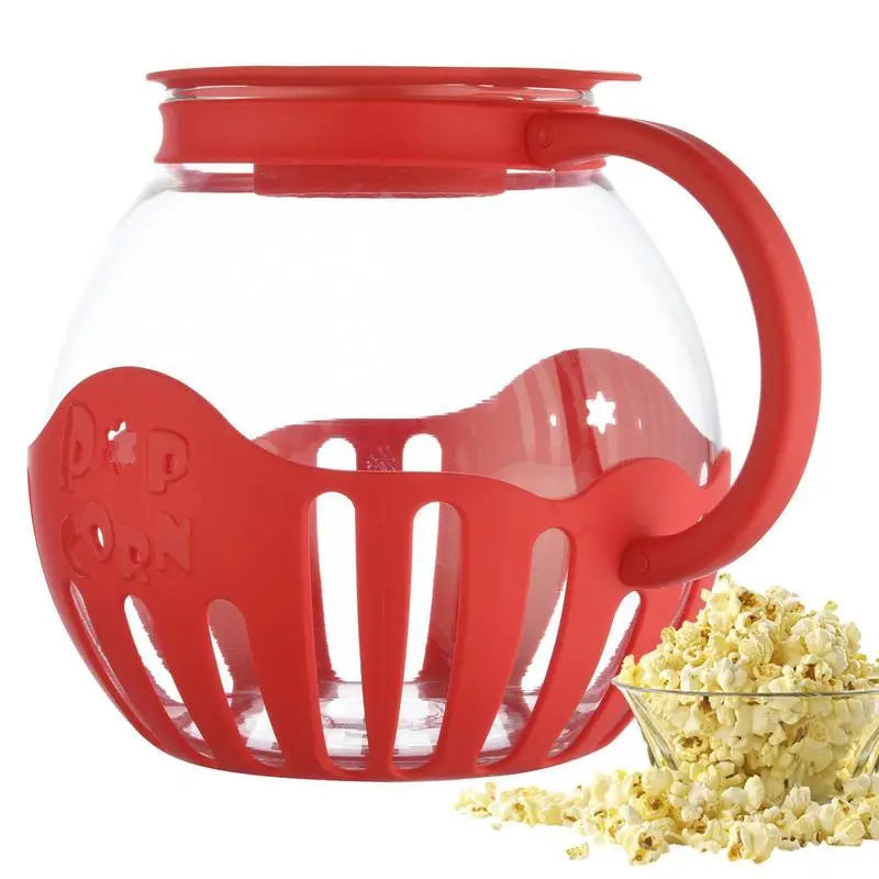 Glass Microwave Popcorn Popper