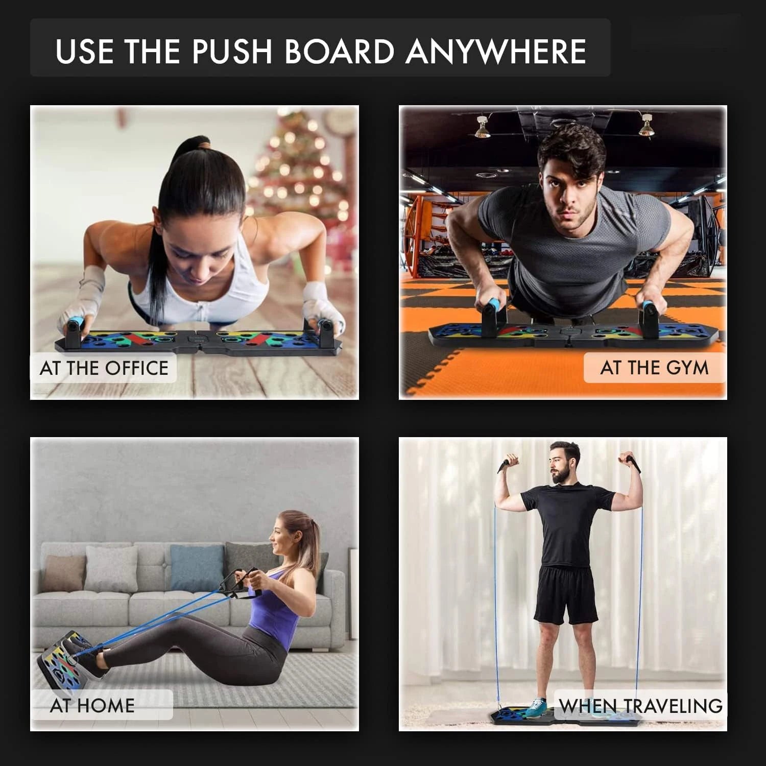 Multifunctional Push-up Bar Equipment For Chest Abdomen Arms/Back Training