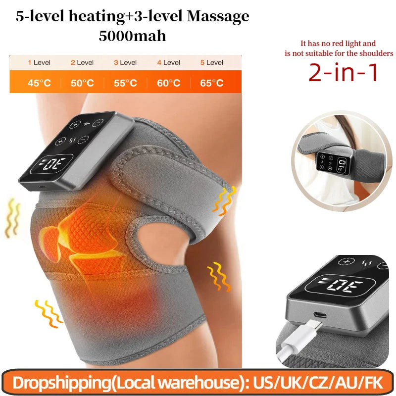 Rechargeable Heat Pad / Gentle Warmth for Shoulder, Knee & Elbow