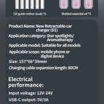 Fast Charging USB-C/ LED Starry Lights & Aromatherapy– iOS & Android