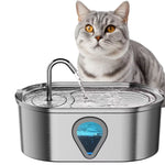 Stainless Steel Pet Water Fountain Ultra-Quiet and Automatic