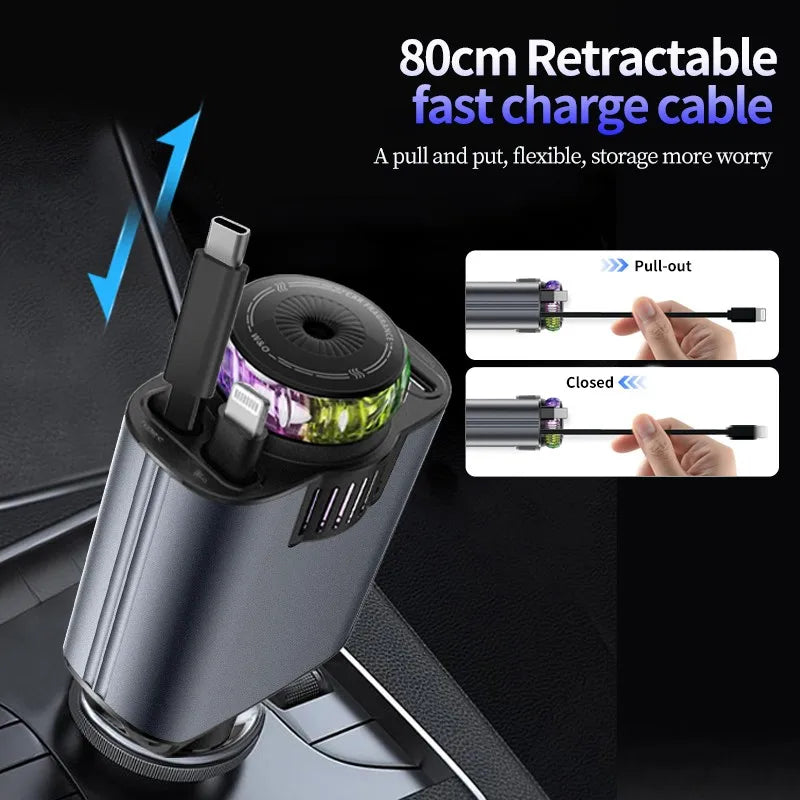 Fast Charging USB-C/ LED Starry Lights & Aromatherapy– iOS & Android