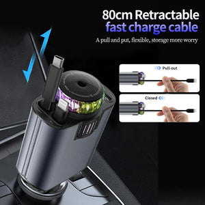 Fast Charging USB-C/ LED Starry Lights & Aromatherapy– iOS & Android