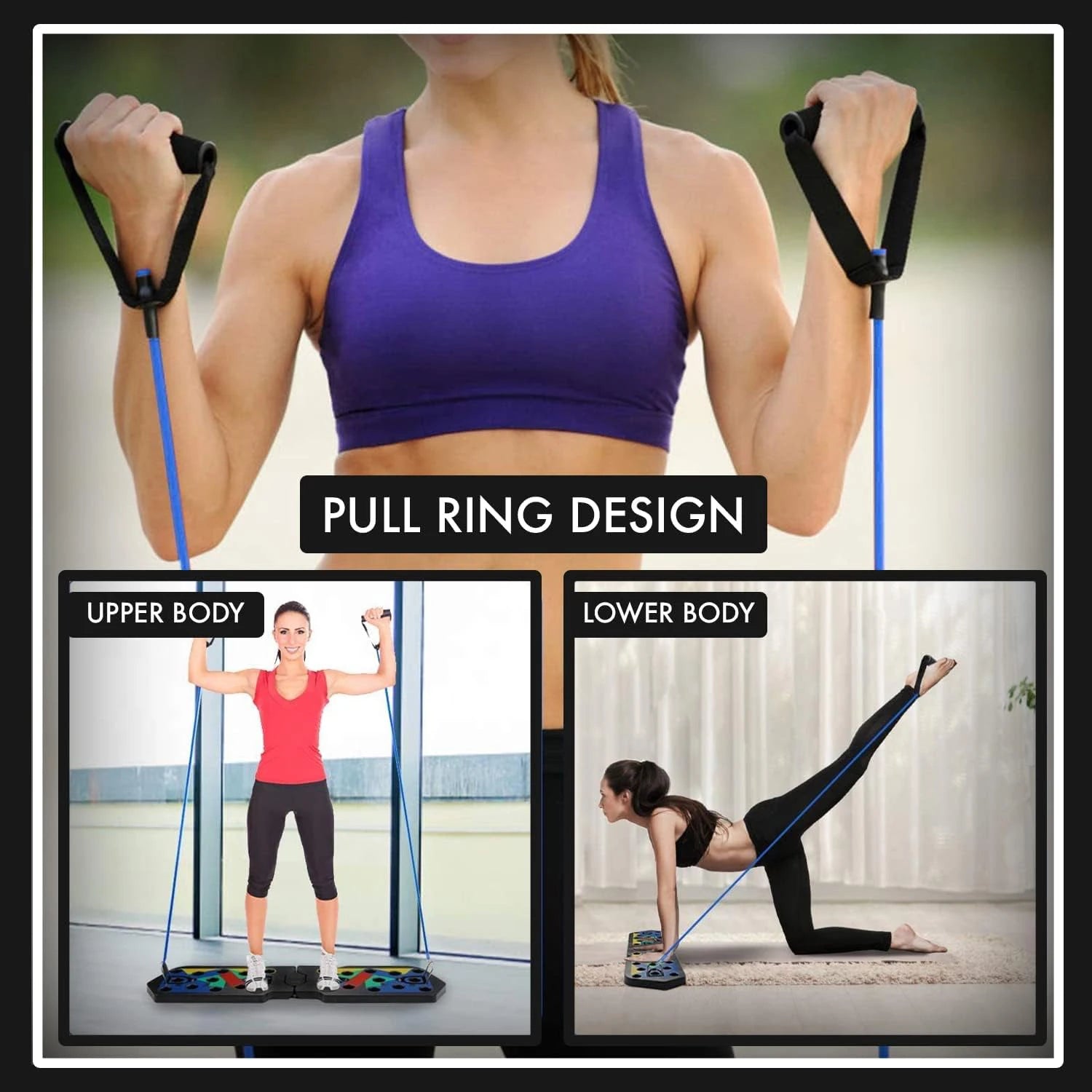 Multifunctional Push-up Bar Equipment For Chest Abdomen Arms/Back Training