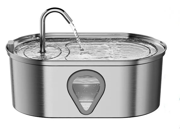 Stainless Steel Pet Water Fountain Ultra-Quiet and Automatic