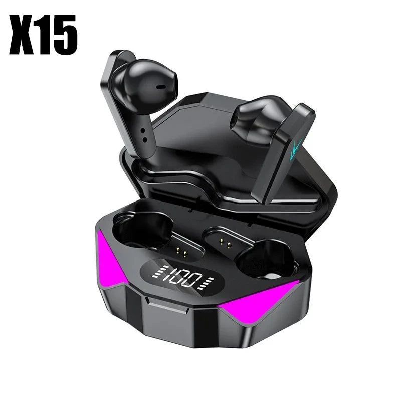 Gaming Earbuds Wireless Bluetooth Earphones With Mic Bass Audio Sound